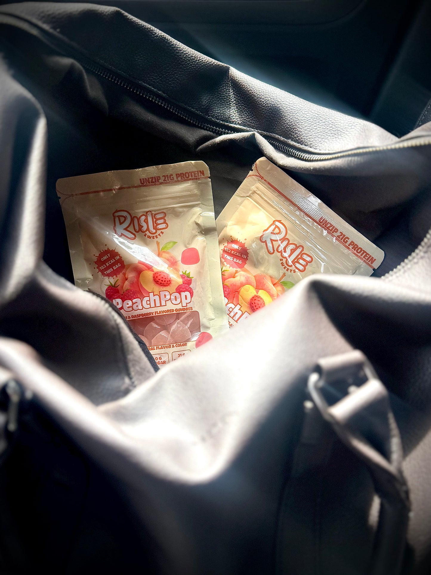 PeachPop - Protein Gummies med Fersken & Hindbærsmag